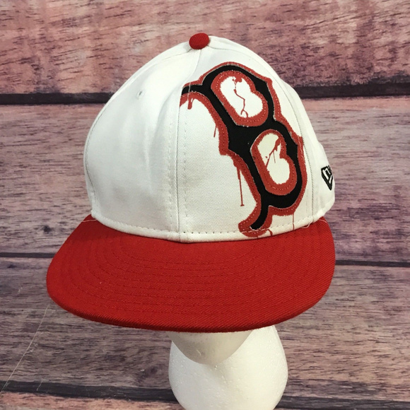 white boston red sox baseball cap